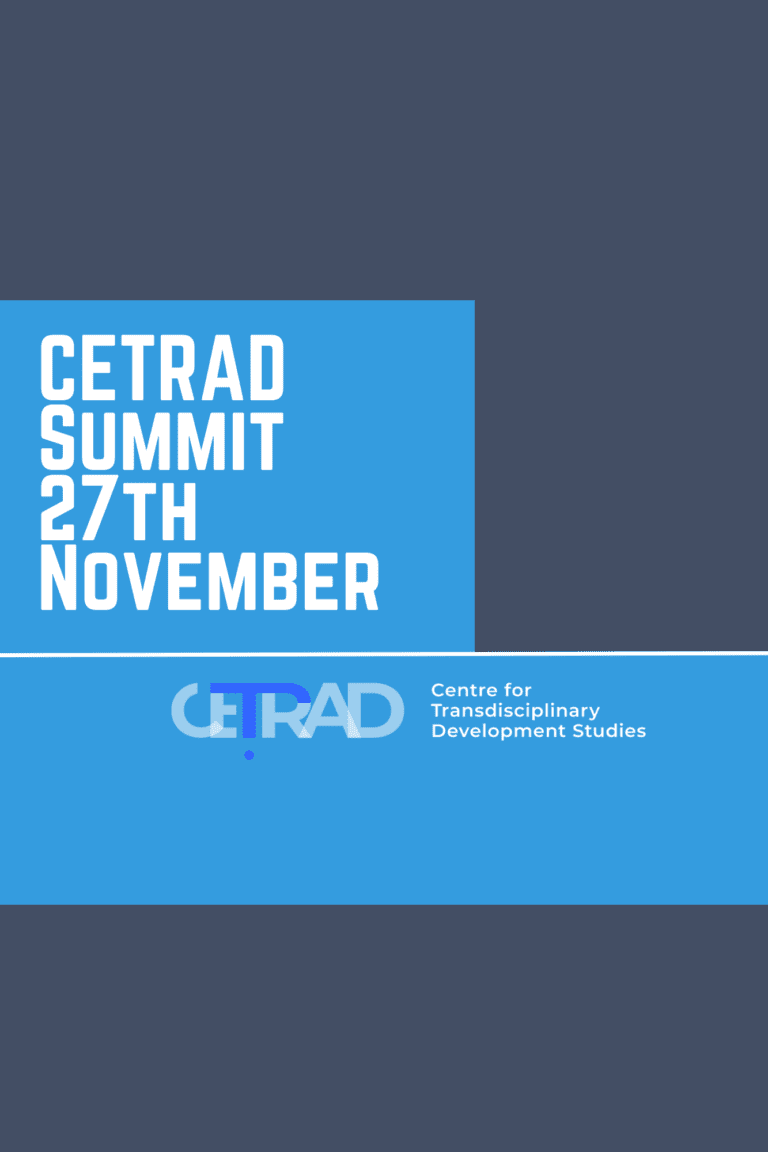 CETRAD Summit 27th November